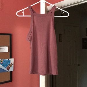 Purple tanktop.
